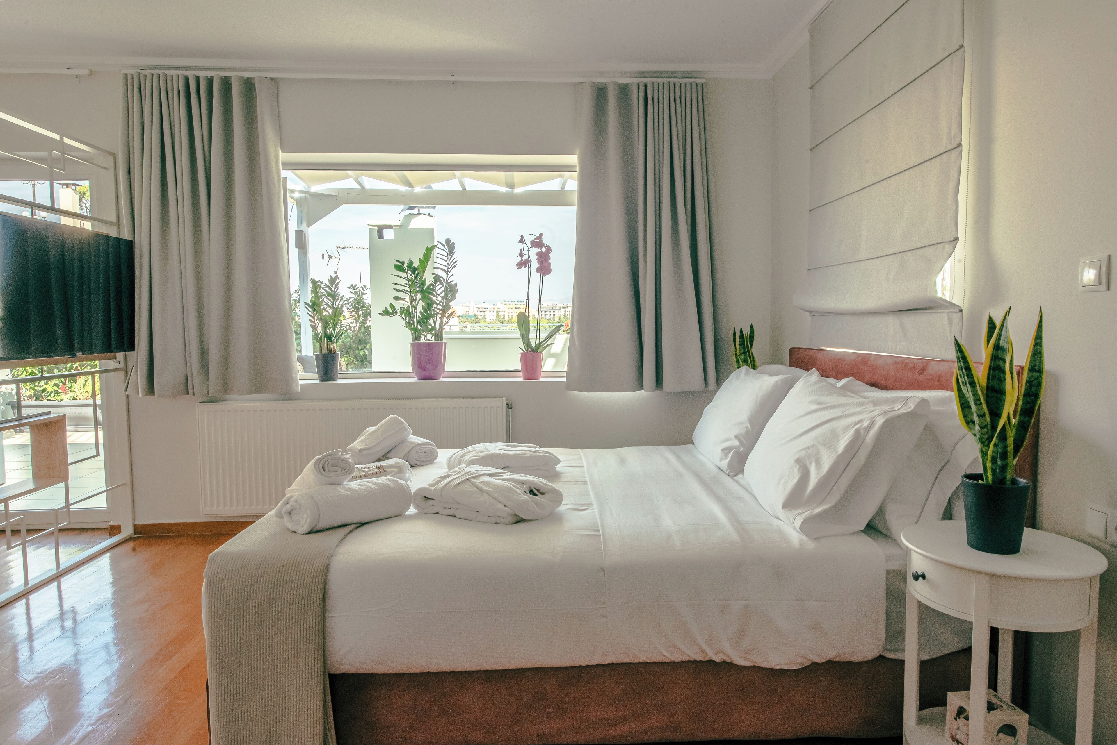 Suíte (Acropolis Suite) | Roupas de cama premium, edredons de pluma, quartos à prova de som