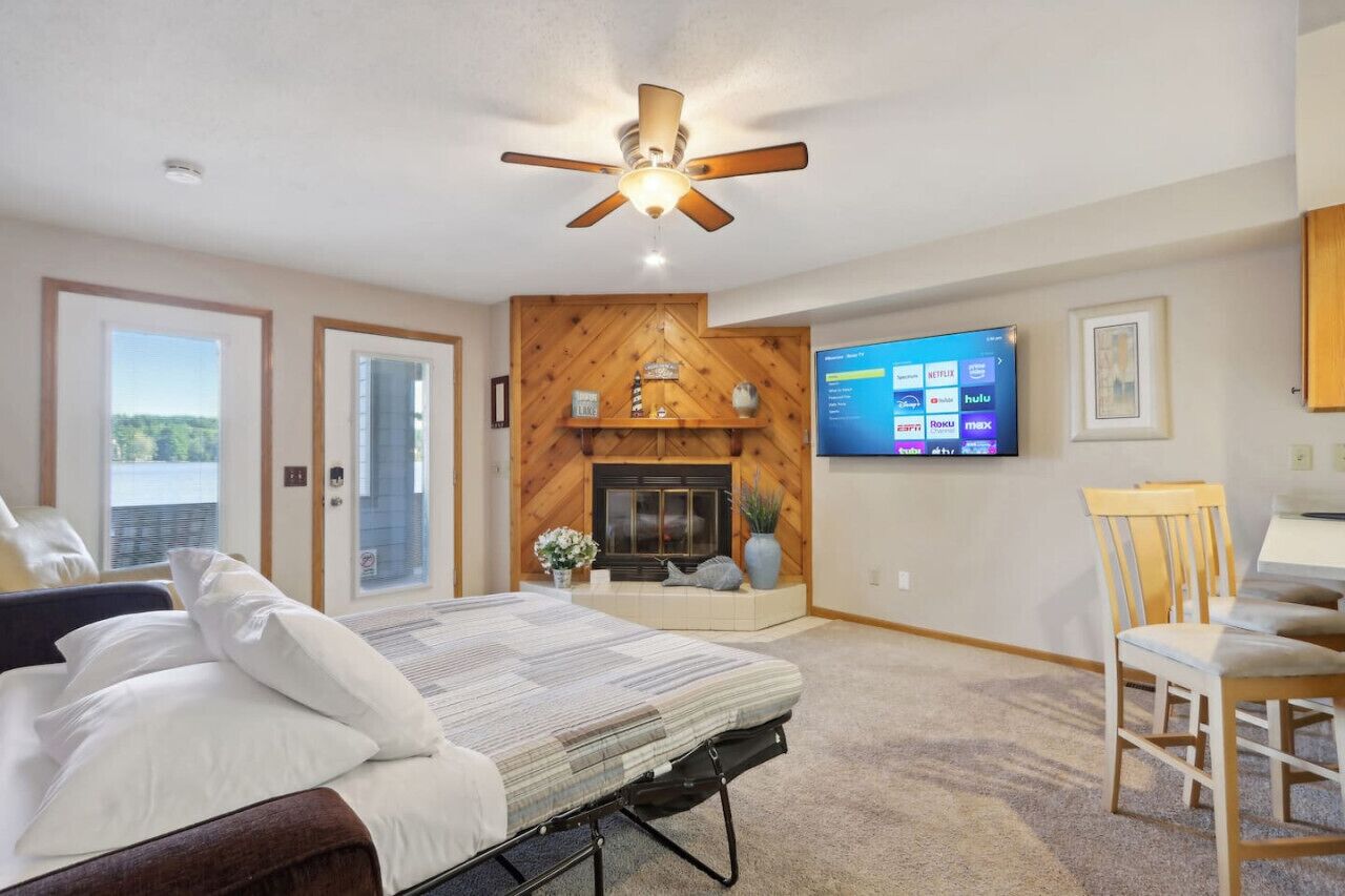 1 dormitorio, tabla de planchar con plancha, wifi gratis y ropa de cama