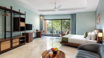 Suite estudio Confort, balcón, vista a la montaña | Escritorio, espacio para trabajar con laptop y wifi gratis