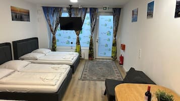 Iron/ironing board, free WiFi, bed sheets
