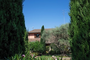 Blick auf den Garten