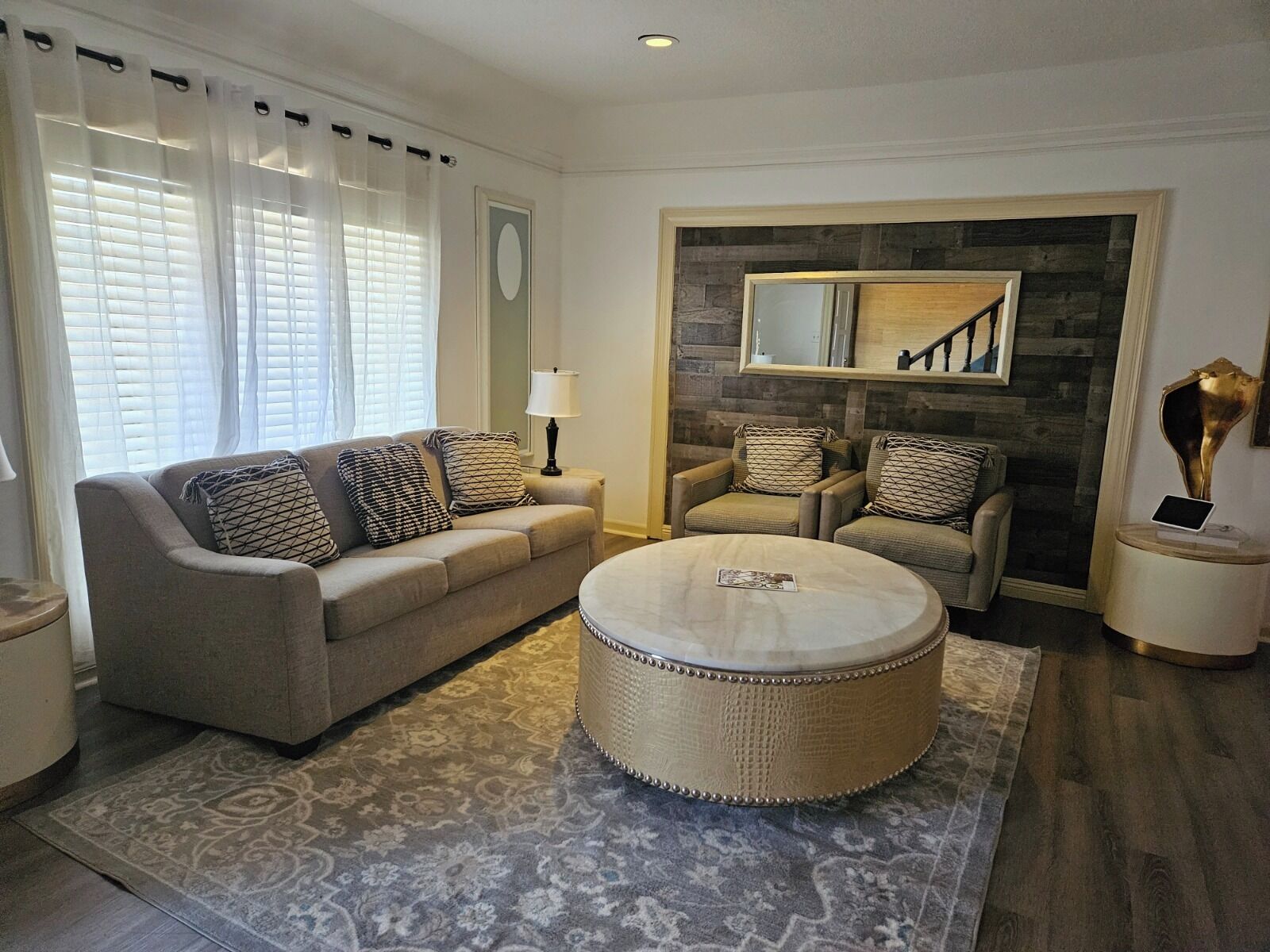 TV connectée, cheminée