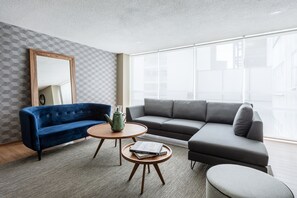 Apartment | Living area - Polanco Stay - 3br- Parking- Laundry- Elevator (Mexico City)