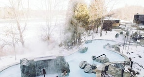 Pool - The Owl's Nest - Lakeside peacefulness, ski & hiking (Mansonville)