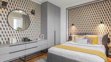 1 bedroom, iron/ironing board, free WiFi, bed sheets