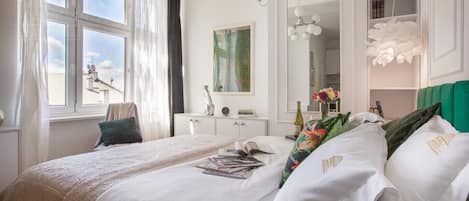Desk, iron/ironing board, free WiFi, bed sheets