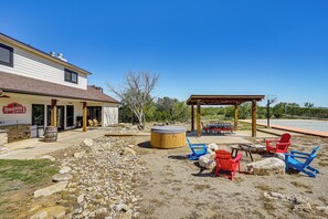 House (5 Bedrooms) | Interior - Hot Tub + Fire Pit: Possum Kingdom Lake Retreat! (Caddo)