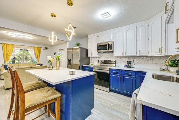 House (4 Bedrooms) | Interior - 3 Mi to Usf: Chic Home w/ Yard in Tampa! (Tampa)