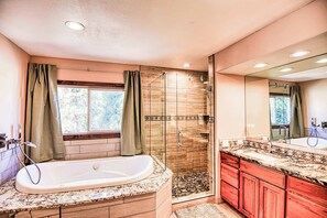 Douche, serviettes fournies