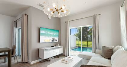 Boutique Retreat, Azzure Resort, Near Orlando And Disney By Shine Villas 6 Bedroom Townhouse