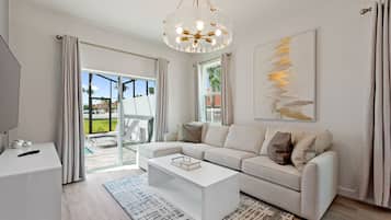 聯排別墅, 6 間臥室 | 起居區 | 智慧型電視