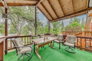 Ferienhütte, 2 Schlafzimmer | Speisen im Freien
