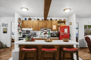 Cabana, 2 dormitoris | Cuina privada | Forn i cafetera i tetera