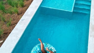 Outdoor pool, open 7:00 AM to 8:00 PM, pool umbrellas, sun loungers