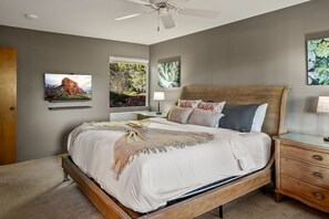 3 soverom, skrivebord, strykejern/-brett og wi-fi (inkludert)