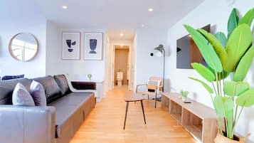 50-inch Smart TV with cable channels