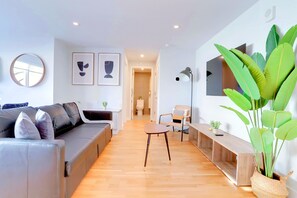 50-inch Smart TV with cable channels - Your DC Home Base Apartments (Arlington)