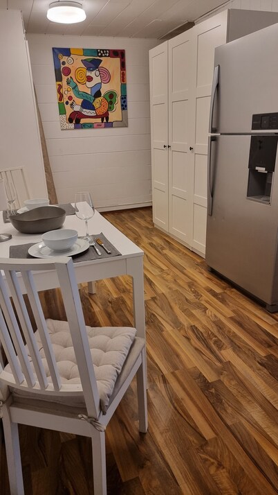 Vacation apartment with pool and sauna, both for exclusive use