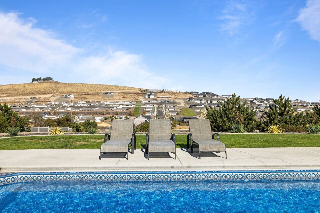 Una piscina climatizada