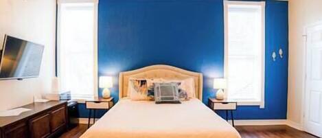 1 sovrum, strykjärn/strykbräda, wi-fi och sängkläder