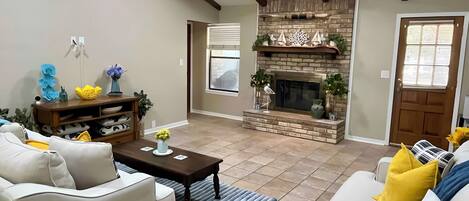 Smart TV, fireplace, offices