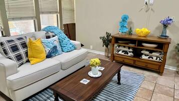 Smart TV, fireplace, offices