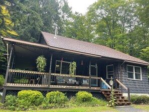 Exterior - Charming Adirondack Cabin for Rent – Your Perfect Escape in the Heart of Nature
 (Old Forge)