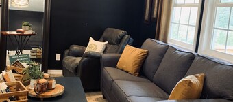 Relax with the whole family at this peaceful place. Nestled in the woods of KY.