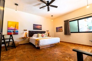1 bedroom, free WiFi, bed sheets - Poolside suite in Punta Sur (Isla Mujeres)