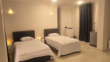 1 habitación, minibar, caja de seguridad en la habitación y escritorio