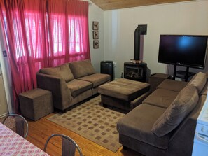 スマートテレビ、暖炉