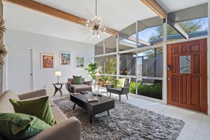 TV connectée, cheminée