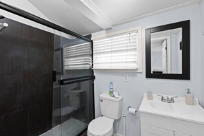 Hair dryer, towels