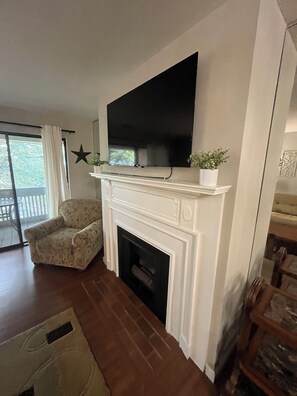 Smart TV, fireplace - Charming 1-bedroom condo in delightful Creve Coeur with WiFi, AC (Creve Coeur)