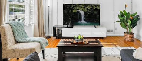 Smart-tv och böcker