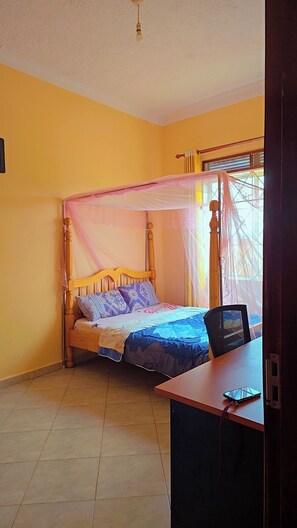 1 غرفة نوم وواي فاي وملاءات أسرّة