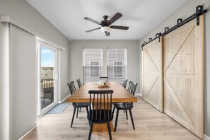 Dining - Brand New! 3BR Condo w Convertible Office or 4th BR – Walk to Beach & Boardwalk! (Wildwood)