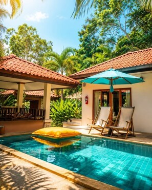 Luxury Suite, Pool View | View from room