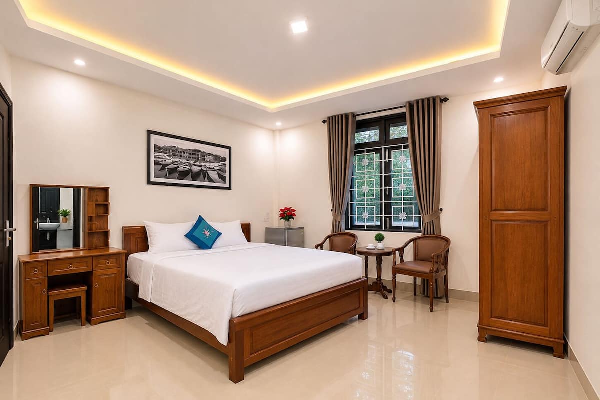 Basic Room, Garden View | Premium bedding, minibar, desk, blackout drapes