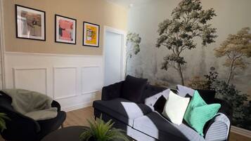 Smart-tv en een open haard