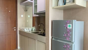 Studio Deluks (kingbed) | Dapur pribadi