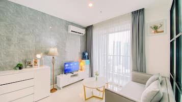 Deluxe Apartment (queenbed) | Living area