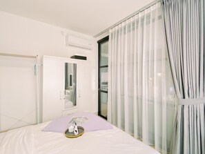 1 habitación y ropa de cama