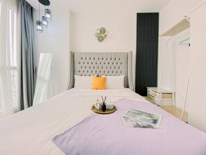 Căn hộ Deluxe (queenbed) | 1 phòng ngủ, bộ trải giường 