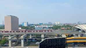 Deluxe Studio (queenbed) | View from room - Homey and Good Studio at H Residence Apartment (Jakarta)