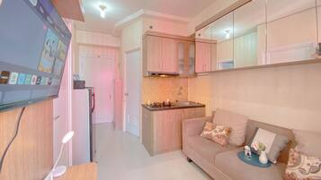 Departamento Deluxe (twin) | Área de sala de estar