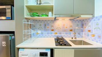 Studio Deluks (queenbed) | Dapur pribadi