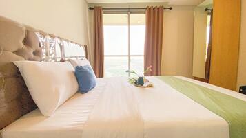 Studio Deluks (queenbed) | Wi-Fi gratis dan seprai linen