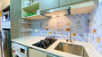 Studio Deluks (queenbed) | Dapur pribadi