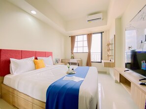 豪華開放式客房 (queenbed) | 床單